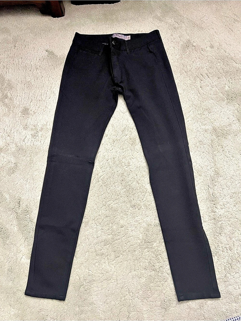 Paige Skinny Pants in Black Waist 28 Like New